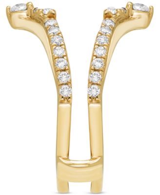 Diamond Chevron Ring Guard Enhancer (1/2 ct. t.w.) in 14k Gold