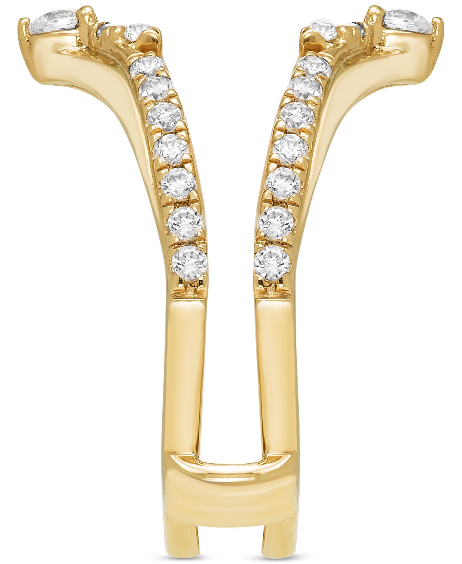 Diamond Chevron Ring Guard Enhancer (1/2 ct. t.w.) in 14k Gold