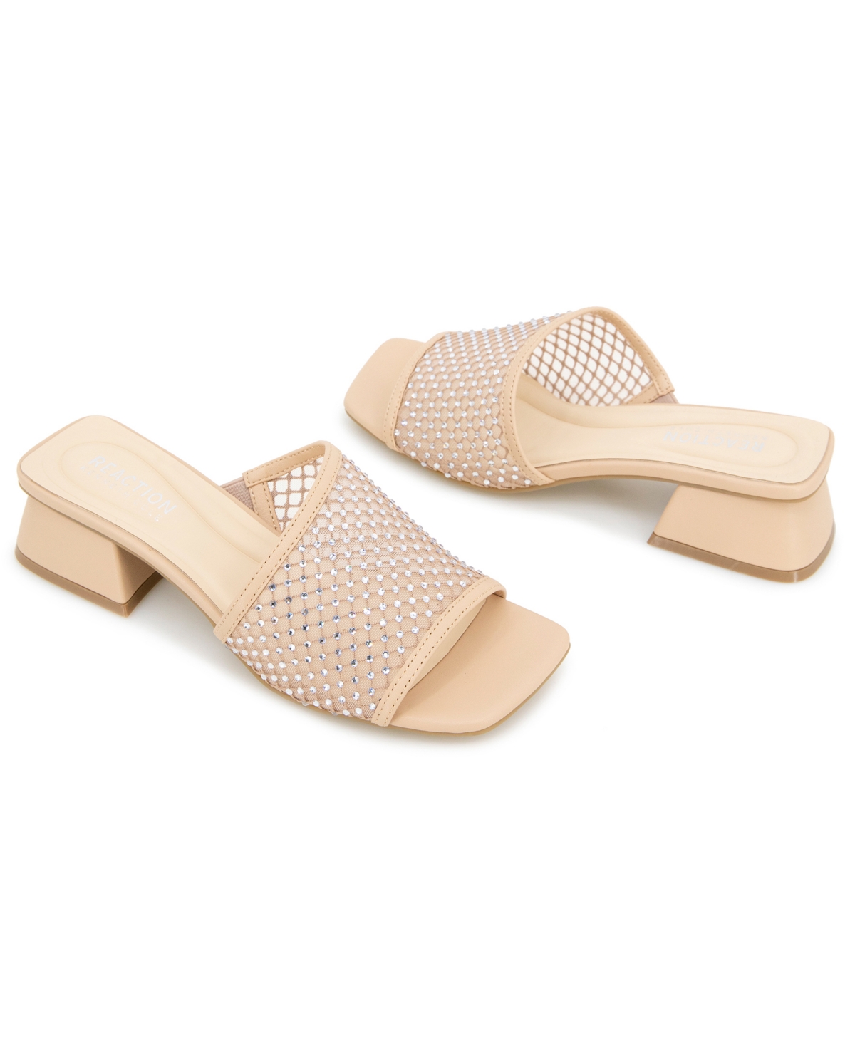 Kenneth Cole Reaction Women's Buenita Block Heel Sandals In Almond
