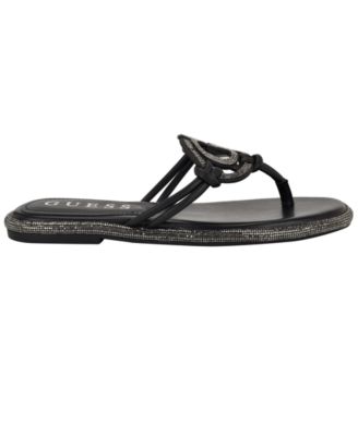 Women's Saima G Cutout Rhinestone Flat Sandals