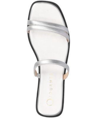 Women's Brisa Multi Strap Slip On Flat Sandals