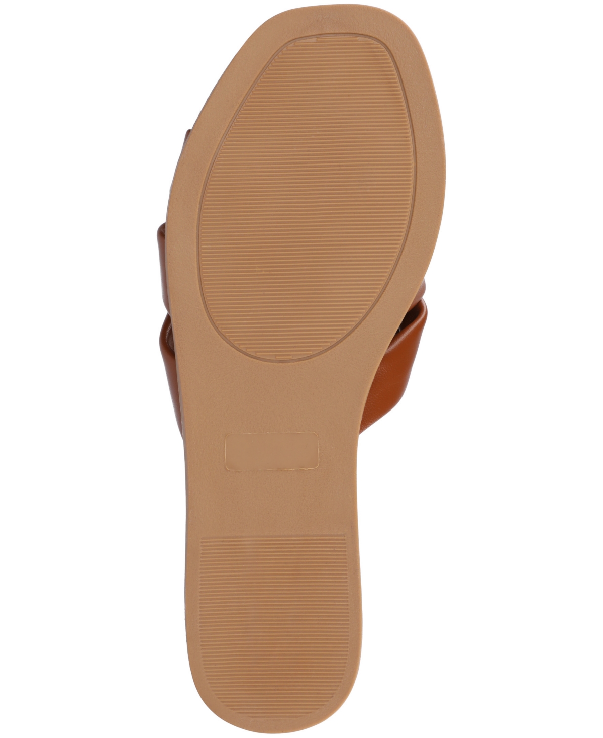Shop Journee Collection Women's Prylin Bow Slide Flat Sandals In Cognac