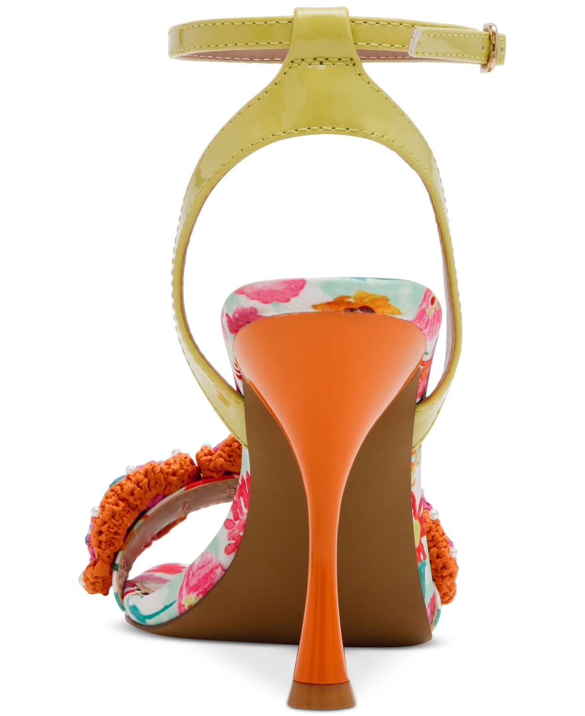 Shop Betsey Johnson Women's Ainsleyy Macrame Dress Sandals In White Multi