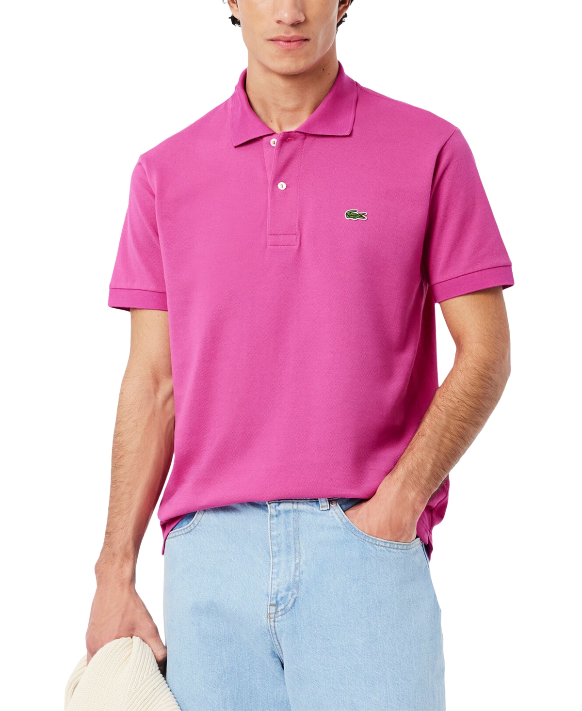 Men's Lacoste Classic Fit L.12.12 Short Sleeve Polo - I1L - Malva