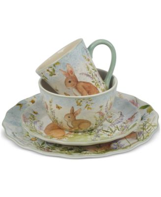 Easter Meadow 16-Pc. Dinnerware Set, Service for 4