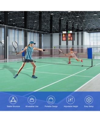 14 x 5 Feet Portable Beach Training Badminton Net with Carrying Bag