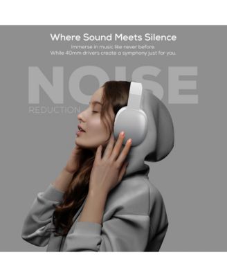 GabbaGoods Platinum Vibe Over Ear Stereo Sound Bluetooth Headphones with Built-In Mic