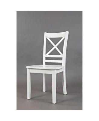 Simplicity Solid Wood Classic Cross-Back Dining Chair (Set of 2
