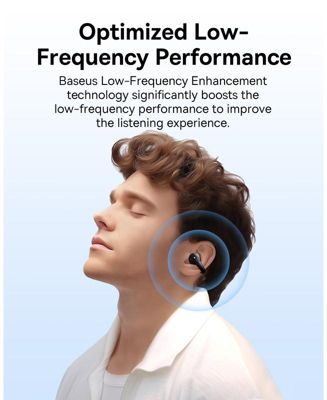 True Wireless Earbuds Bluetooth 5.3 Open Ear Headphones Sport Earphones,AirGo White