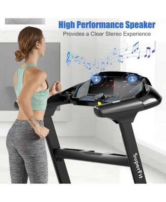 2.25HP Folding Treadmill with Bluetooth Speaker