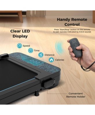 Walking Pad with 300 lbs Weight Capacity and Remote Control for Home