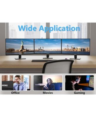 27 Inch Computer Monitor 100Hz FHD,1920 x 1080P Gaming Monitor with HDMI VGA Display Ports,3ms Response,Dual Speakers,FreeSync,100×100mm VESA Mount,IPS Screen for Gaming Home Office