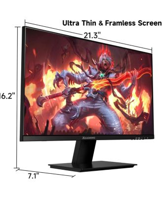 Monitor 24 Inch 100Hz, Computer Monitor with HDMI VGA Ports, 1080P PC Monitor with Low Blue Light IPS Eye Care, Build-in FreeSync and Audio Out, FHD VESA Compatible for Home Office
