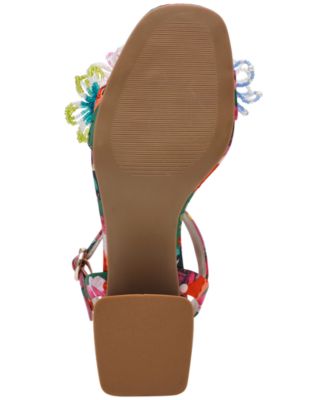 Women's Cinthia Embellished Block-Heel Sandals 