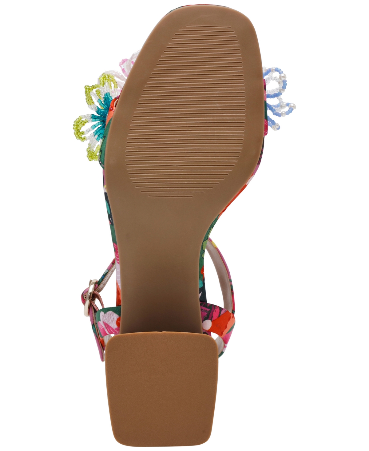 BETSEY JOHNSON WOMEN'S CINTHIA EMBELLISHED BLOCK-HEEL SANDALS 