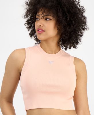 Women's Alexia Cropped Rhinestone-Embellished Top