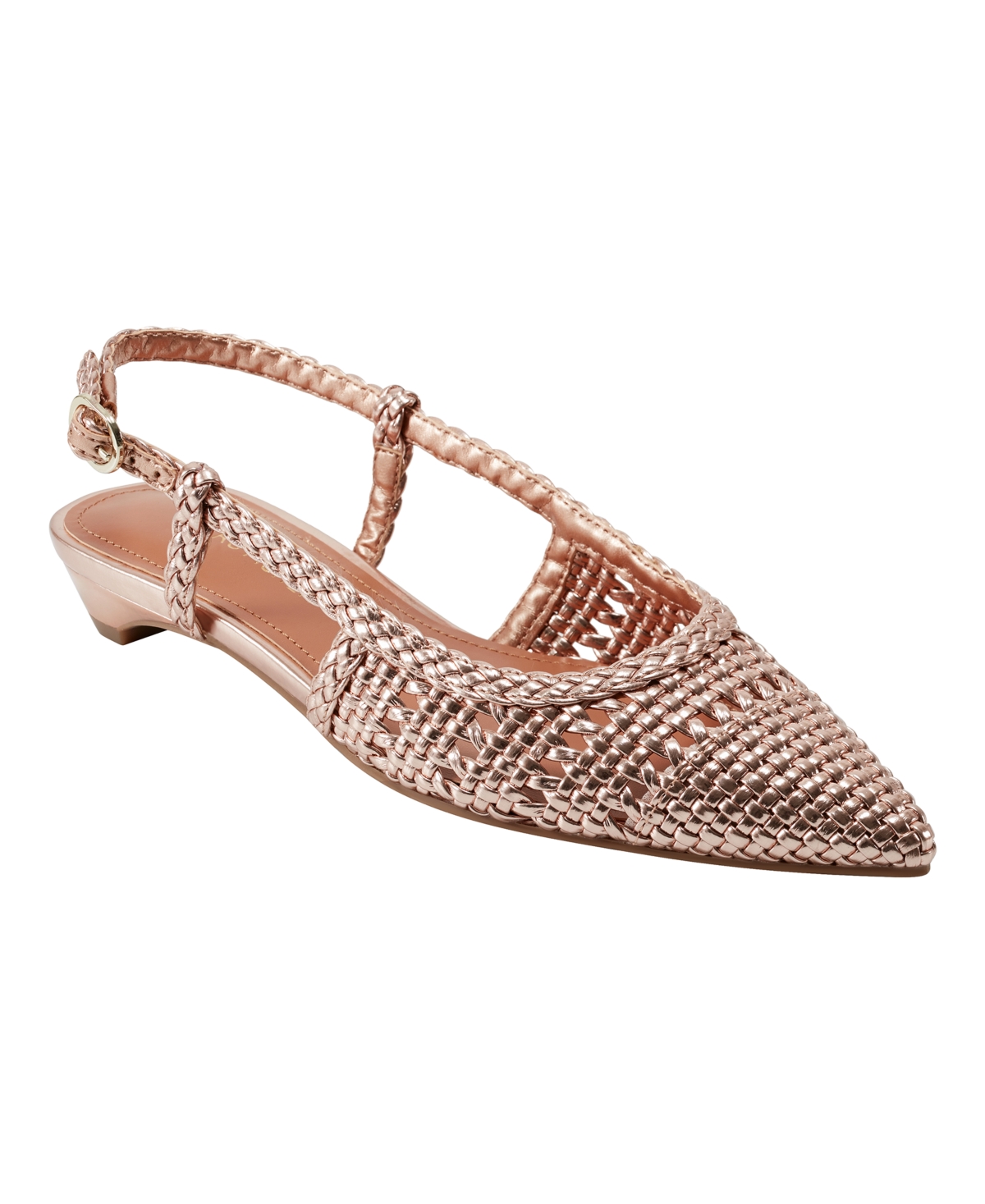 Women's Kelysa Woven Slingback Flats - Light Natural