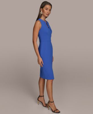 Women's Sleeveless Slit Sheath Dress