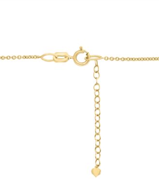 EFFY&reg; Cultured Freshwater Pearl (3-1/2 & 6-1/2mm) Collar Necklace in 14k Gold, 18" + 2-1/5" extender