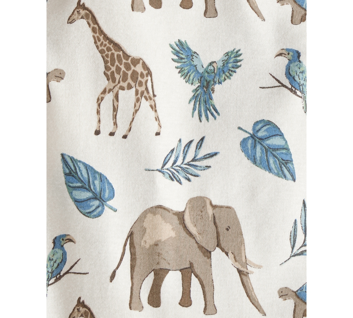 Carter's Little Planet By  Baby Boys Organic Cotton 3-pc. Bodysuit Set In Solid,safari Print