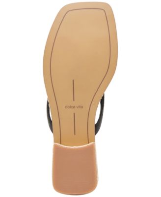 Women's Barty Whipstitch Thong Low Heel Sandals