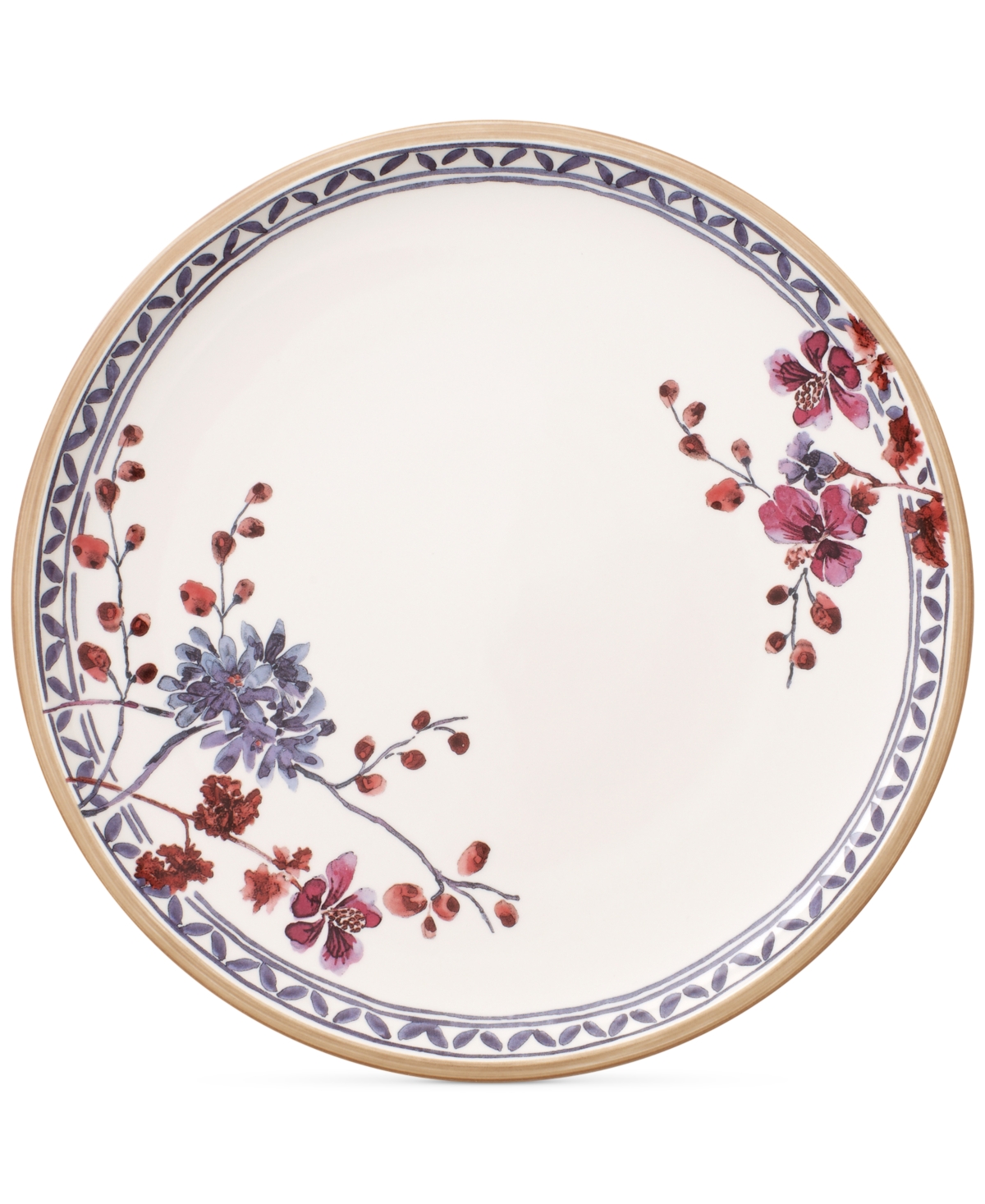 Artesano Provencal Lavender Collection Porcelain Floral Dinner Plate - multi