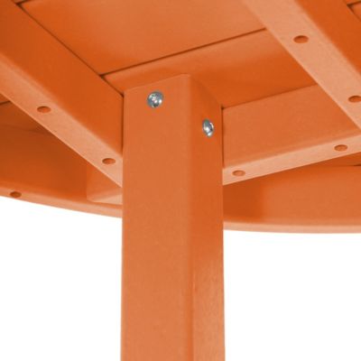 Kids 5-Piece HDPE Outdoor Patio Round Dining Table and Chairs Set