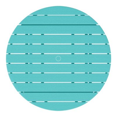 Kids 5-Piece HDPE Outdoor Patio Round Dining Table and Chairs Set