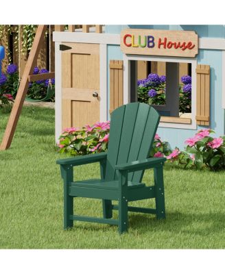 Kids Outdoor HDPE Adirondack Plastic Patio Chair