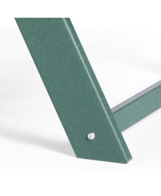 Outdoor Patio Kids HDPE Plastic Picnic Bench Table