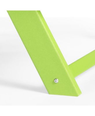 Outdoor Patio Kids HDPE Plastic Picnic Bench Table