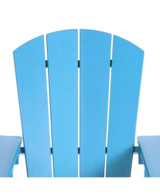 Kids 5-Piece HDPE Outdoor Square Patio Dining Table and Chairs Set