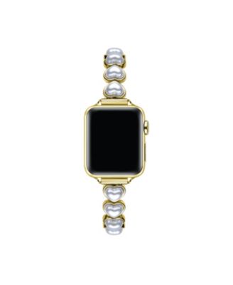 Grace Cultivated Pearl and Metal Band for Apple Watch, Fits All Apple Watch Models