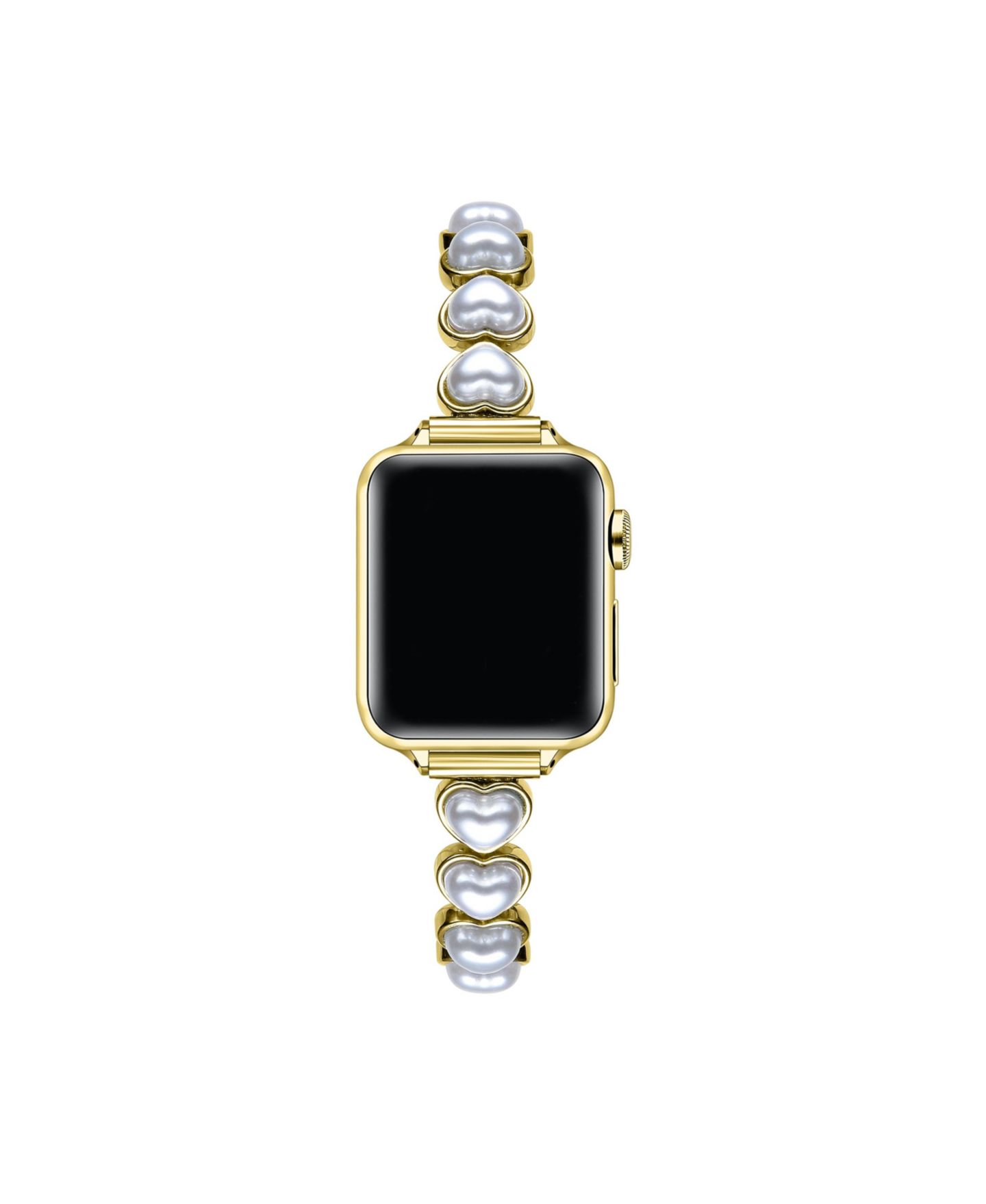 Ремешок для часов Posh Tech Grace Cultivated Pearl and Metal Band for Apple Watch, Fits All Apple Watch Models — фото 3