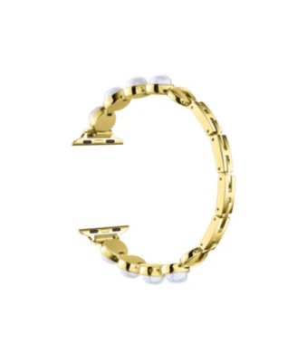 Grace Cultivated Pearl and Metal Band for Apple Watch, Fits All Apple Watch Models