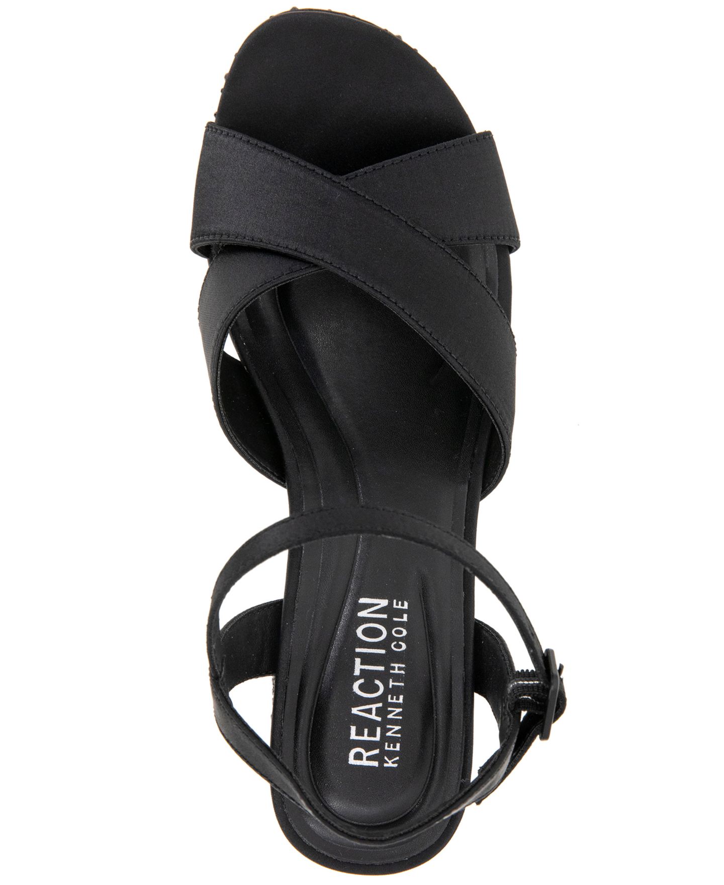 Женские сандалии Kenneth Cole Reaction Reeva Silk Platform, цвет: Чёрный шёлковый — фото 4