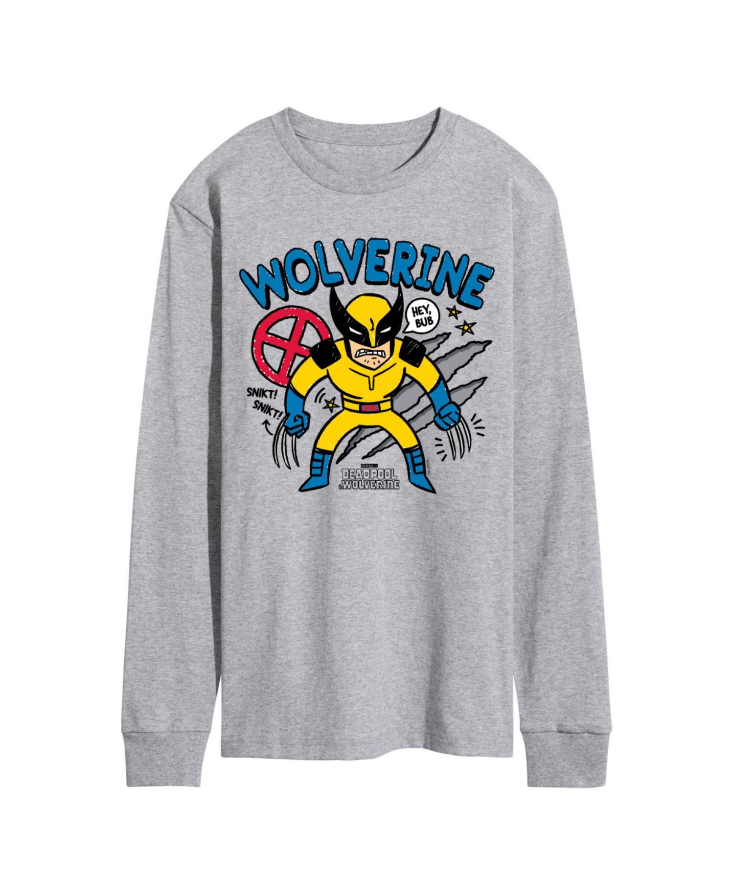 Men's Deadpool Wolverine Long Sleeve T-Shirt