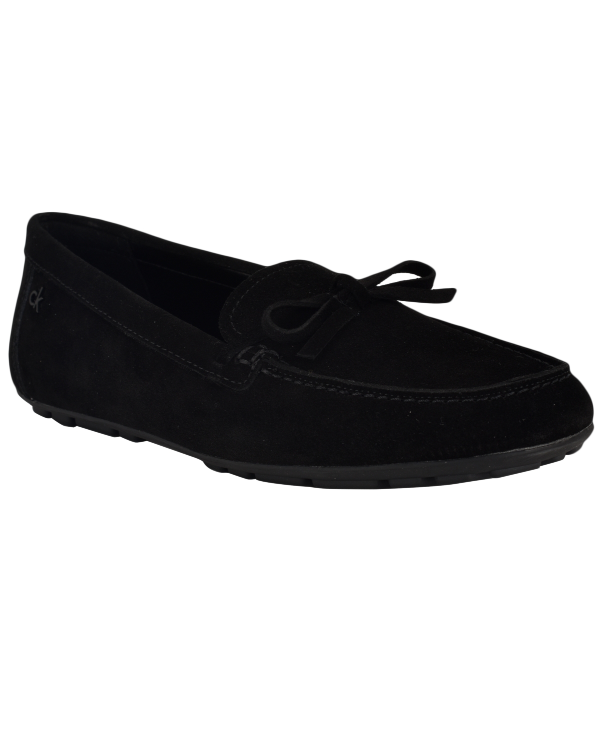 Calvin Klein Koria Loafer In Black Suede