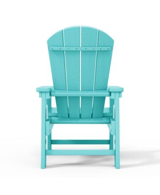 Kids Outdoor HDPE Adirondack Plastic Patio Chair