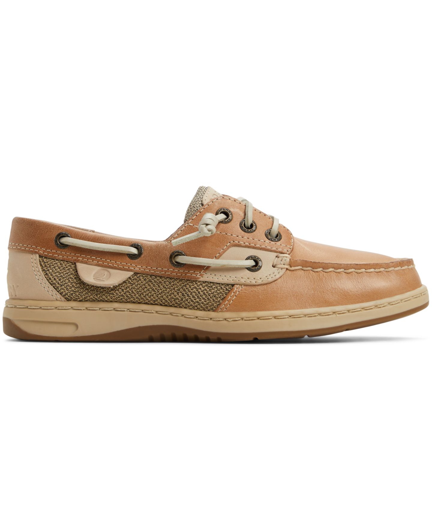 Женские туфли Sperry Rosefish 3-Eye Lace-Up Boat, цвет: Льняной разноцветный — фото 2
