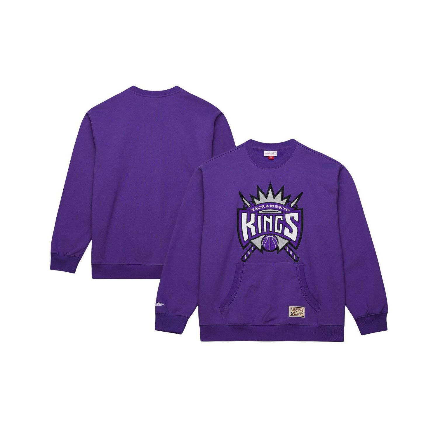 Men's Purple Sacramento Kings Nights Pullover Sweatshirt
