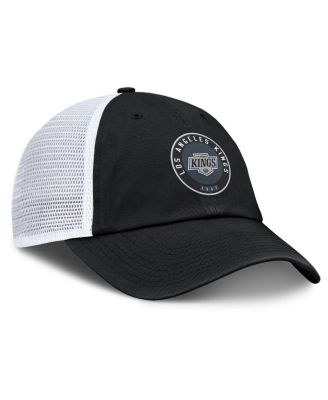 Men's Black/White Los Angeles Kings Averie Trucker Adjustable Hat