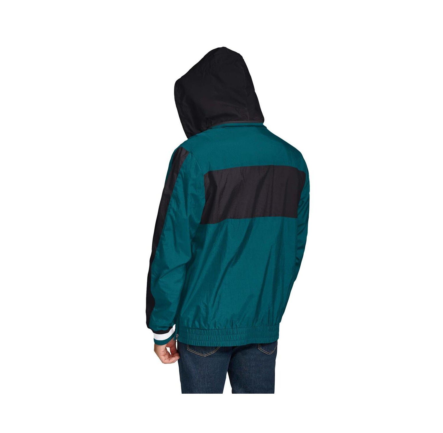 Men's Green Philadelphia Eagles Gael Lightweight Half-Zip Hoodie Jacket