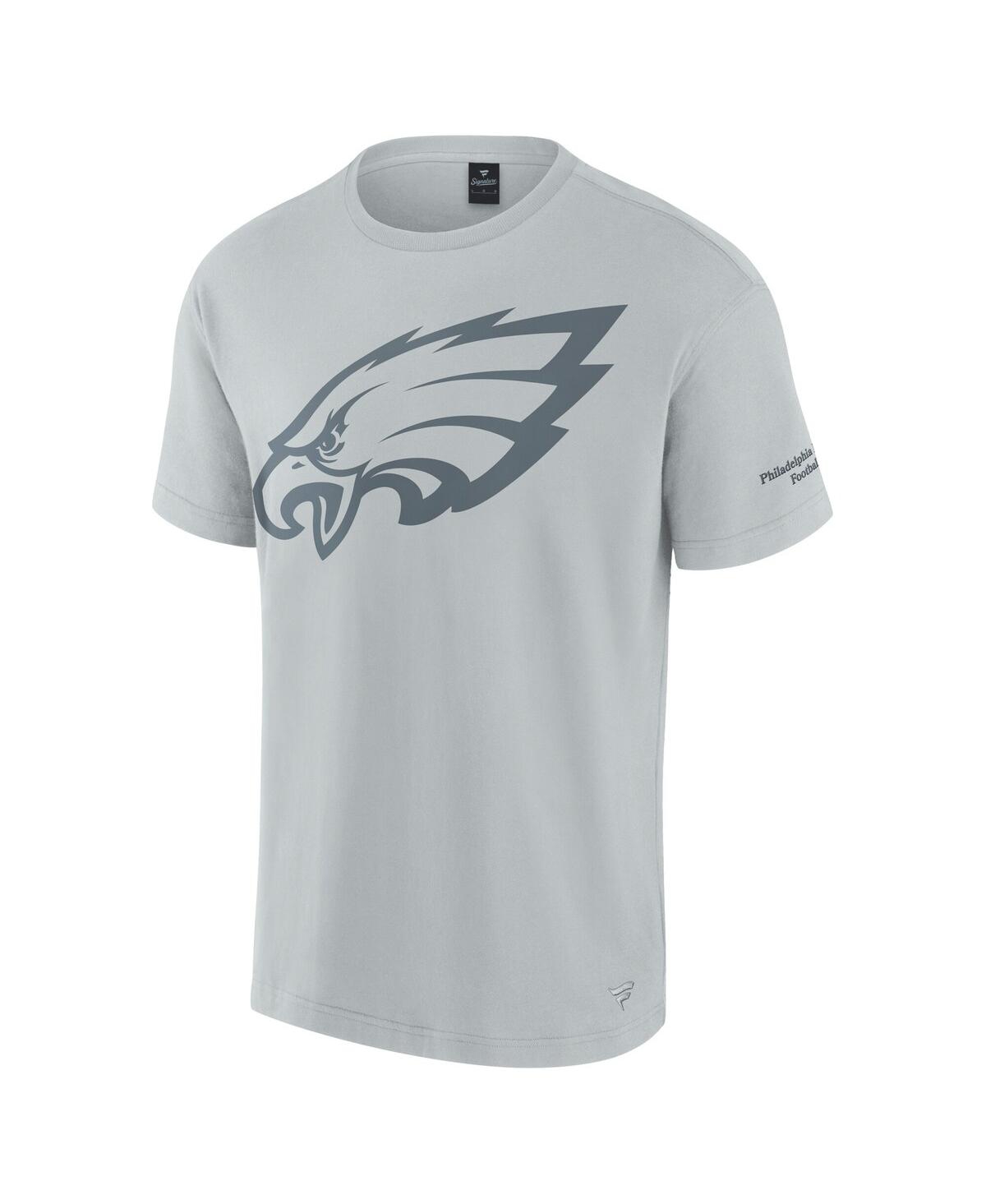 Fanatics Men's And Women's Gray Philadelphia Eagles Elements Iconic T-shirt In Gray