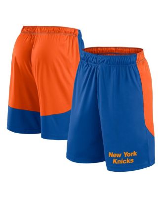 Logo Athletic - Men's Blue/Orange New York Knicks Launch Performance Shorts