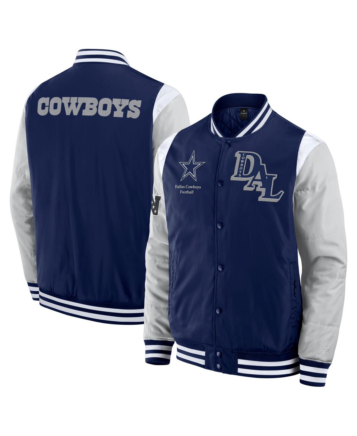 Fanatics Men's And Women's Navy Dallas Cowboys Elements Elite Full-snap Jacket In Navy