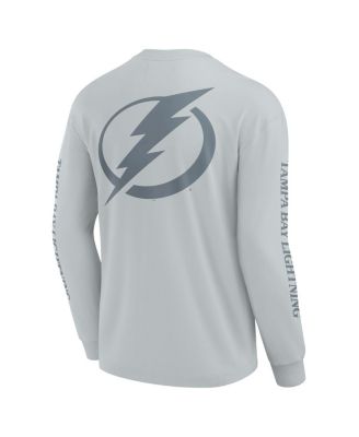Men's Gray Tampa Bay Lightning Elements Strive Long Sleeve T-Shirt