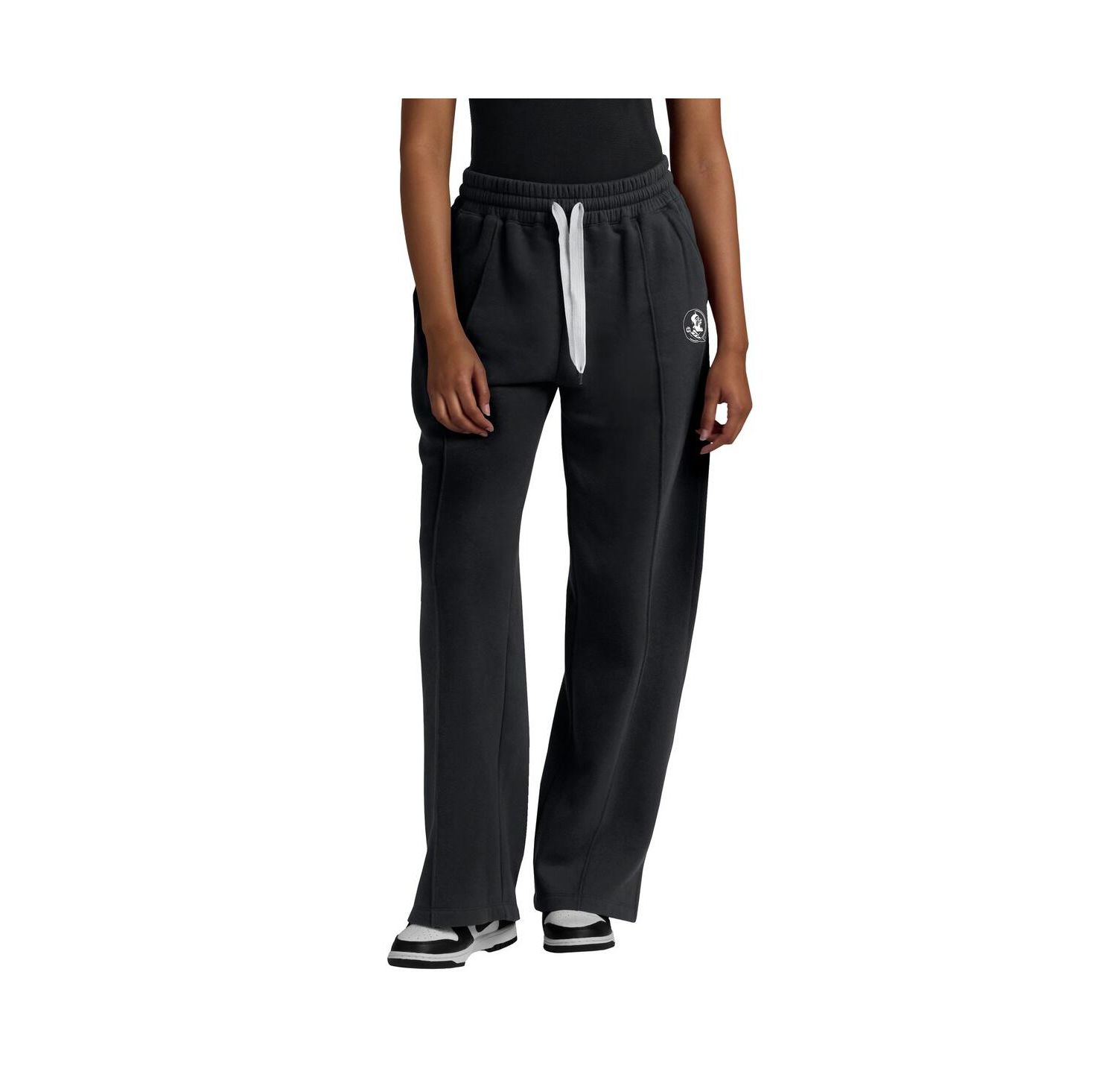 Women's Black Florida State Seminoles Prime Supersoft Fleece Flaired Sweatpants