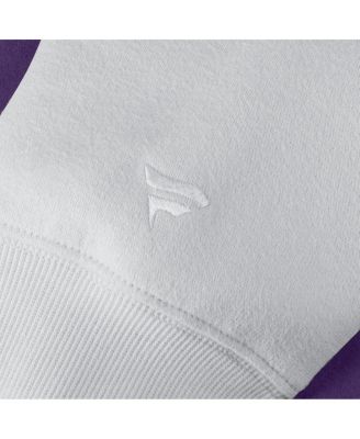 Men's and Women's Purple Minnesota Vikings Sleek Elements Pullover Hoodie