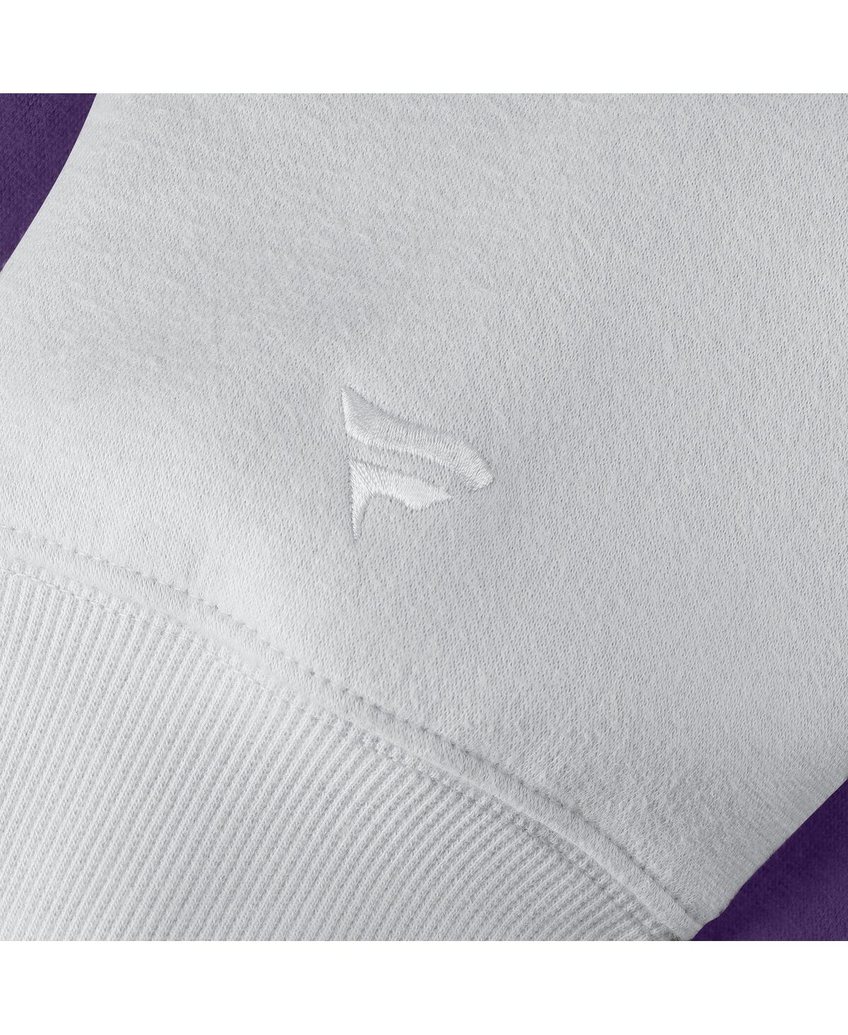 Shop Fanatics Men's And Women's Purple Minnesota Vikings Sleek Elements Pullover Hoodie
